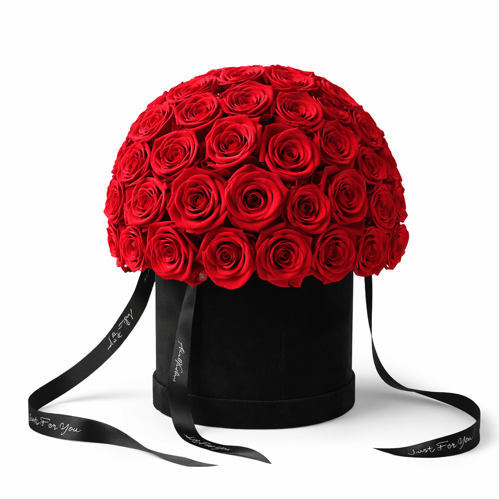 Eternal Velvet Rose Box – 99 Roses🌹