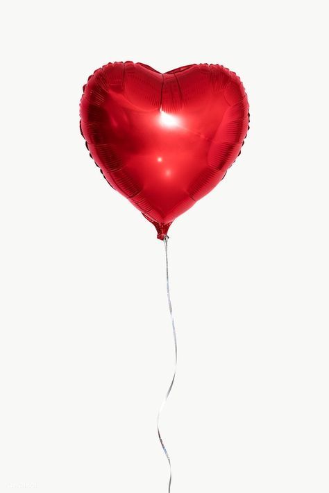 Red Heart Helium Balloon – Signature Love Balloon